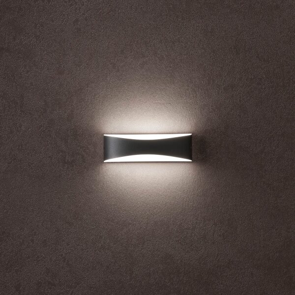 Redo 90126 - LED Venkovní nástěnné svítidlo AXEL LED/7W/230V 3000K IP65 antracit