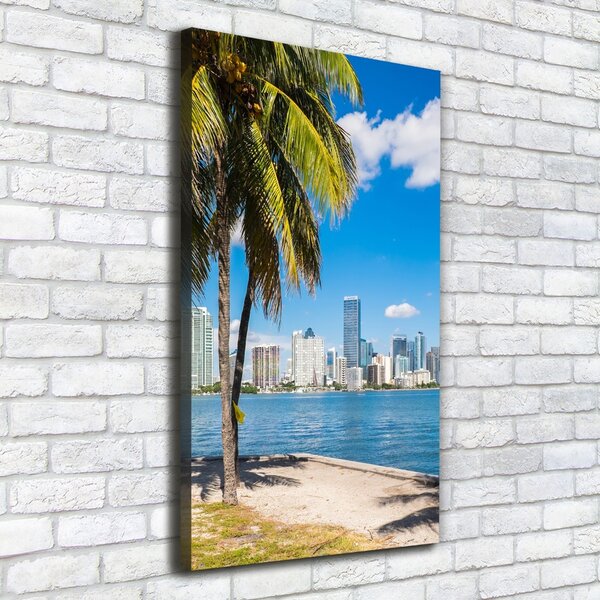 Vertikální Foto obraz tištěný na plátně Miami ocv-73307361
