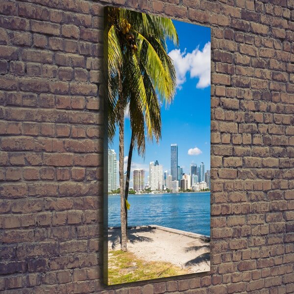Vertikální Foto obraz tištěný na plátně Miami ocv-73307361