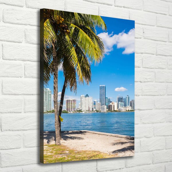 Vertikální Foto obraz tištěný na plátně Miami ocv-73307361