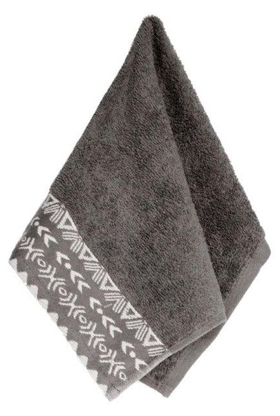 Faro Bavlněný ručník Driada 30x50 cm tmavě šedý