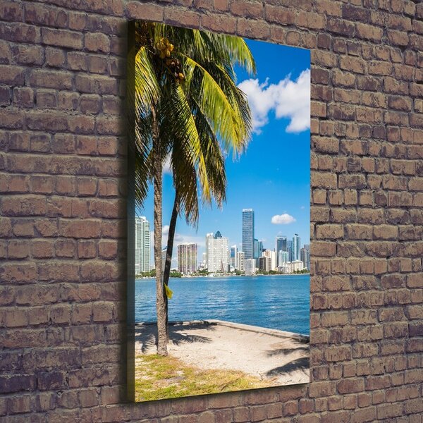 Vertikální Foto obraz tištěný na plátně Miami ocv-73307361