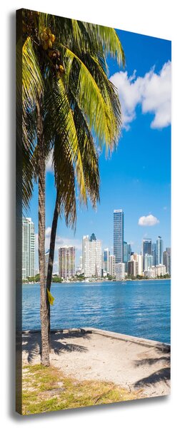 Vertikální Foto obraz tištěný na plátně Miami ocv-73307361