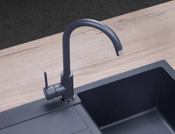 Concept BDG3334DG - Dřezová baterie 33,5 cm granit/tmavě šedá