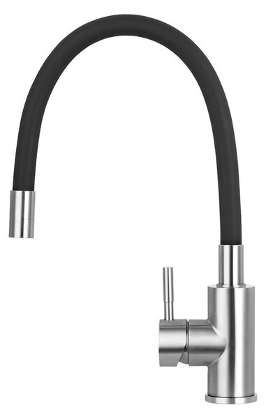 Concept BDC7138 - Dřezová baterie s flexibilním ramínkem lesklý chrom/černá