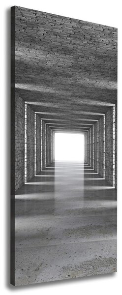 Vertikální Foto obraz na plátně Tunel z cihly ocv-73368031