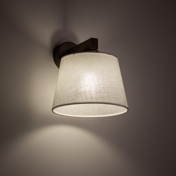 Brilagi - Nástěnná lampa LATTE 1xE27/15W/230V borovice/bílá