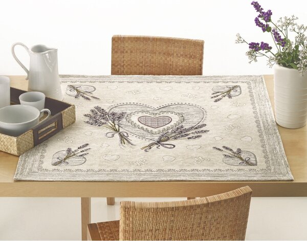 Gobelínový ubrus na stůl Chenille IT102 Barva Vícebarevná Rozměry 90x90 cm