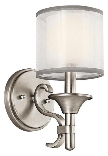 Kichler KL-LACEY1-AP - Nástěnné svítidlo LACEY 1xE14/40W/230V matný chrom