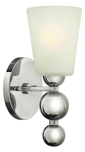 Hinkley HK-ZELDA1-PN - Nástěnné svítidlo ZELDA 1xE27/60W/230V lesklý chrom