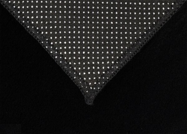 B-line, Kusový koberec COLOR UNI Black, 80x150, černá, ložnice