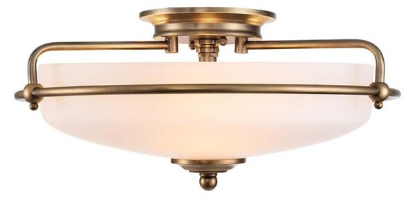 Quoizel QZ-GRIFFIN-F-WS - Stropní svítidlo GRIFFIN 3xE27/60W/230V bronzová