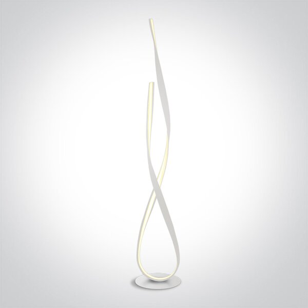 ONE-light LED stojací lampa Ribbon 29W 1740lm 3000K IP20 – bílá / černá / mosazná Barva produktu: Černá