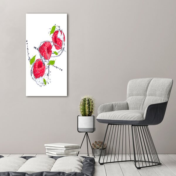 Vertikální Moderní fotoobraz canvas na rámu Maliny ocv-74089833