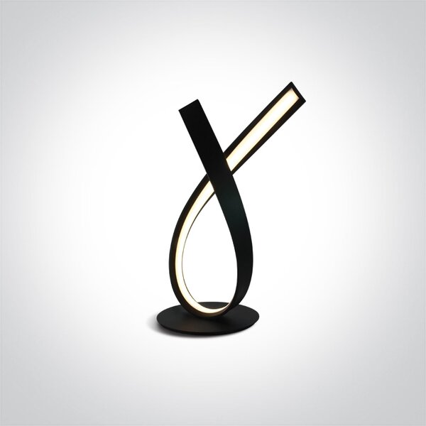 ONE-light LED stolní lampa Ribbon 10W 550lm 3000K IP20 bílá / černá / mosazná Barva výrobku: Černá