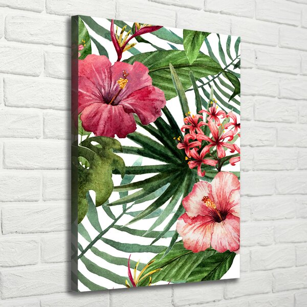 Vertikální Foto obraz na plátně Havajský vzor ocv-74294338