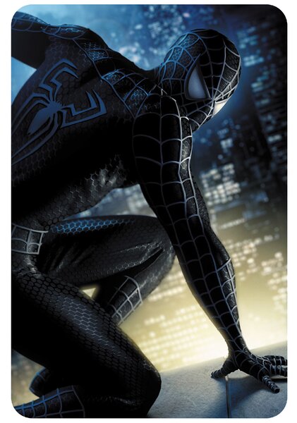 Textilní samolepka na zeď "Spiderman"