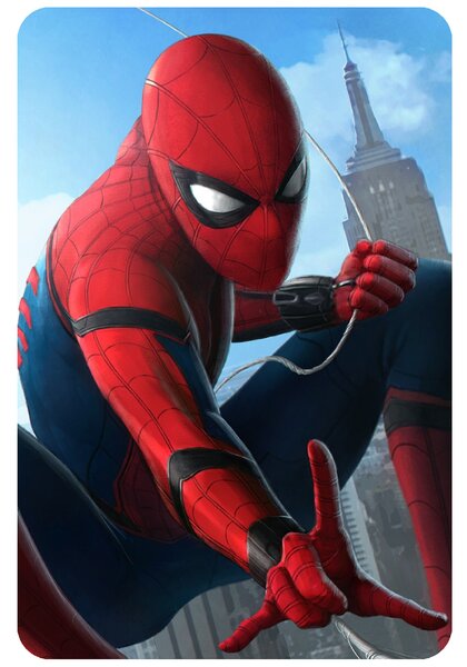 Textilní samolepka na zeď "Spiderman 2"