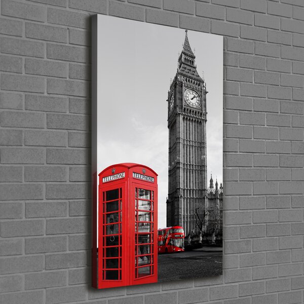Vertikální Foto obraz na plátně Big Ben Londýn ocv-75547756