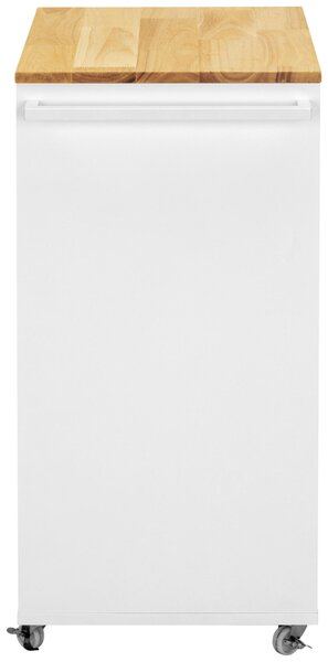 SERVÍROVACÍ VOZÍK, přírodní barvy, bílá, 50/78/38 cm MID.YOU - Barové vozíky, Online Only