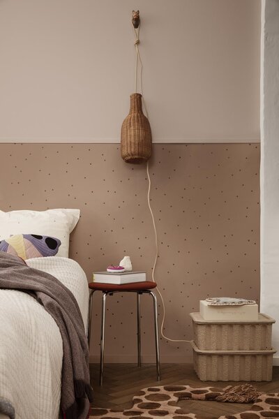 Ferm Living 1102242689 Tapeta Dot krémová
