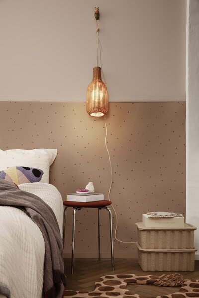 Ferm Living 1102242689 Tapeta Dot krémová