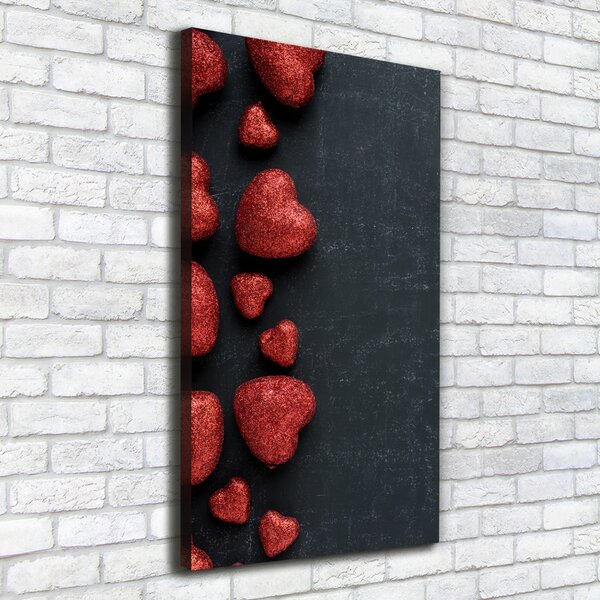 Vertikální Foto obraz na plátně Srdce a tabule ocv-76086678