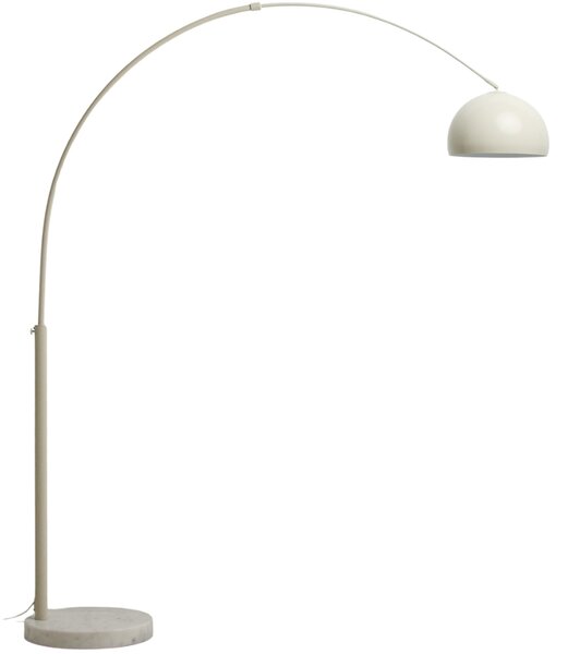 Kave Home Bílá stojací lampa Madali 160-185 cm