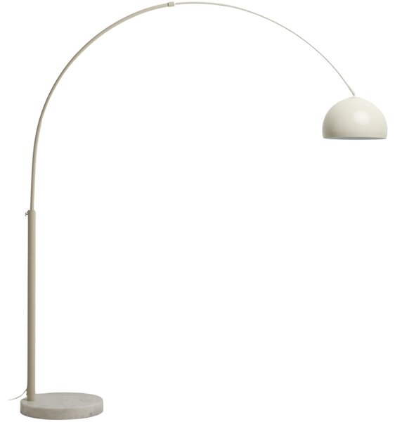Kave Home Bílá stojací lampa Madali 160-185 cm