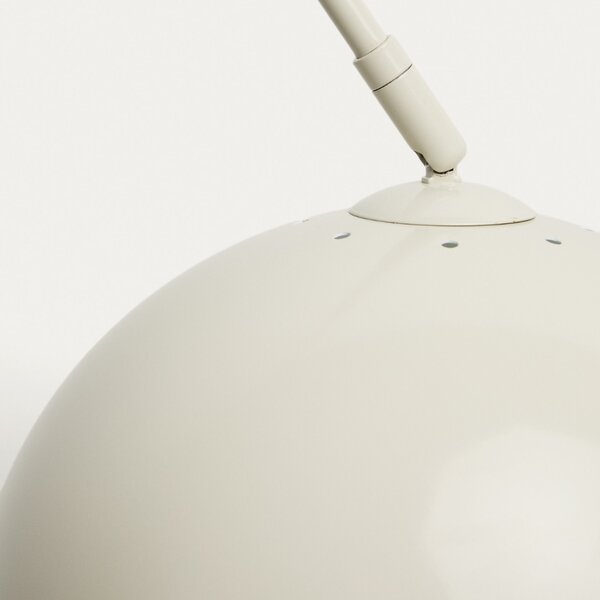 Kave Home Bílá stojací lampa Madali 160-185 cm