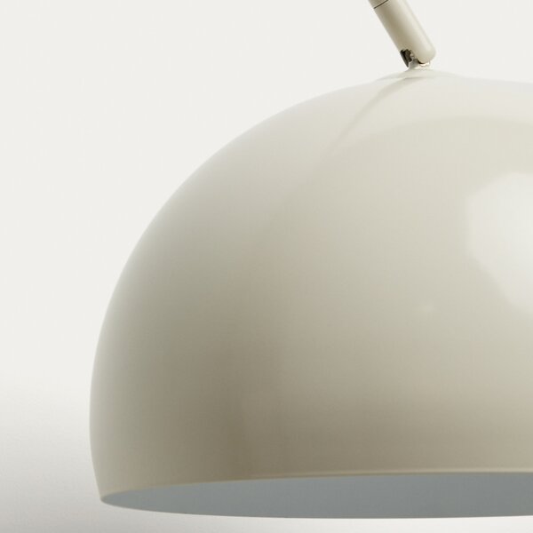 Kave Home Bílá stojací lampa Madali 160-185 cm