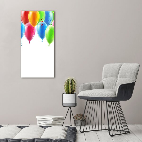 Vertikální Foto obraz na plátně Barevné balony ocv-77215325