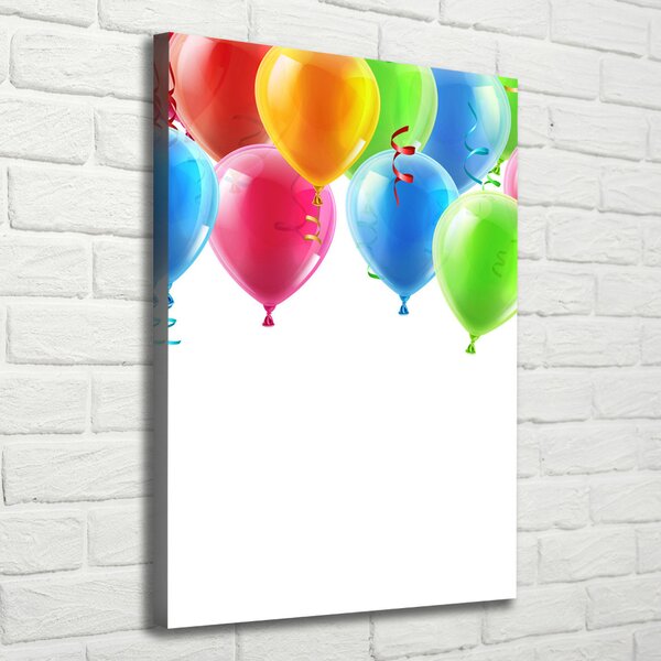 Vertikální Foto obraz na plátně Barevné balony ocv-77215325