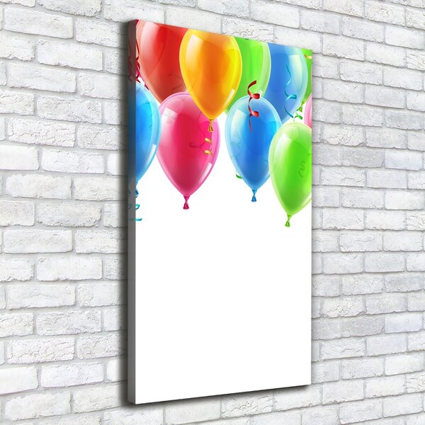 Vertikální Foto obraz na plátně Barevné balony ocv-77215325