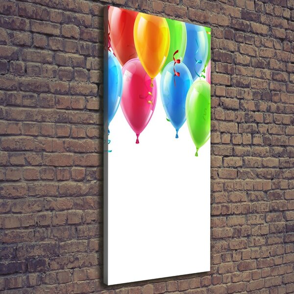 Vertikální Foto obraz na plátně Barevné balony ocv-77215325
