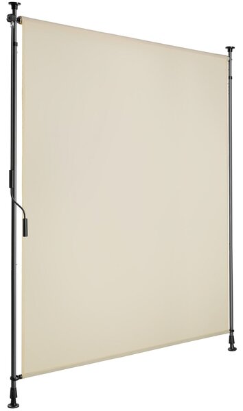 Tectake Markýza Taija s ruční klikou - 120 x 310 cm,béžová