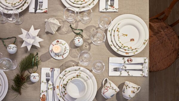 Porcelánová vánoční baňka Hammershøi Christmas 2023