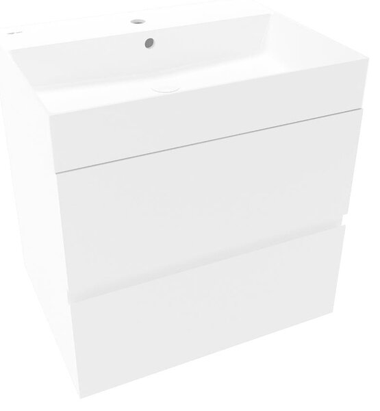 Koupelnová skříňka s umyvadlem Naturel Verona 60x50x45,5 cm bílá mat VERONA60BMU2bí