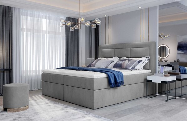 Manželská postel VIVRE Boxspring | 180 x 200 cm Barva VIVRE: Monolith 84