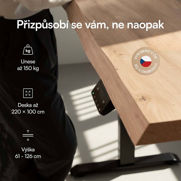 Výškově nastavitelný stůl Liftor Expert, , elektricky polohovatelný