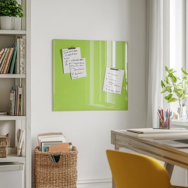 Zelená pistáciová skleněná magnetická tabule Smatab® - 40 × 60 cm