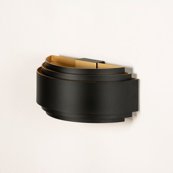Nástěnné svítidlo do obýváku Dion X Black and Gold 30 (LMD)
