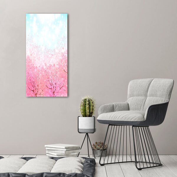 Vertikální Foto obraz canvas Květy višně ocv-78464796