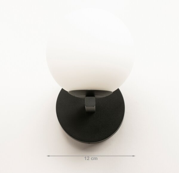 Nástěnné svítidlo do koupelny Ritz Black IP44 (LMD)