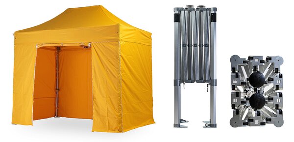 Nůžkový párty stan 2x3 m TENTino BIG HEXAGON EXTREME Barva opláštění (Zvolte variantu): 3A - BÉŽOVÁ
