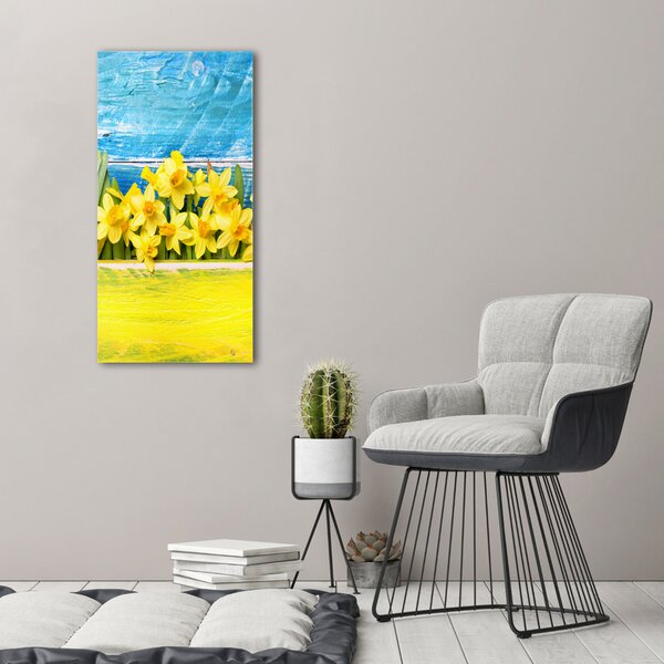 Vertikální Moderní obraz canvas na rámu Narcisy ocv-79578673