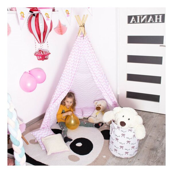 Teepee stan pro děti SPRINGOS TEPE19 růžový