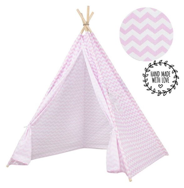 Teepee stan pro děti SPRINGOS TEPE19 růžový