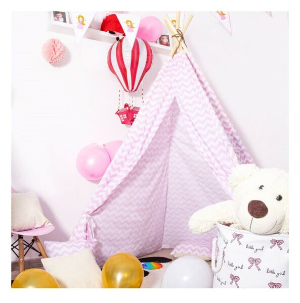 Teepee stan pro děti SPRINGOS TEPE19 růžový