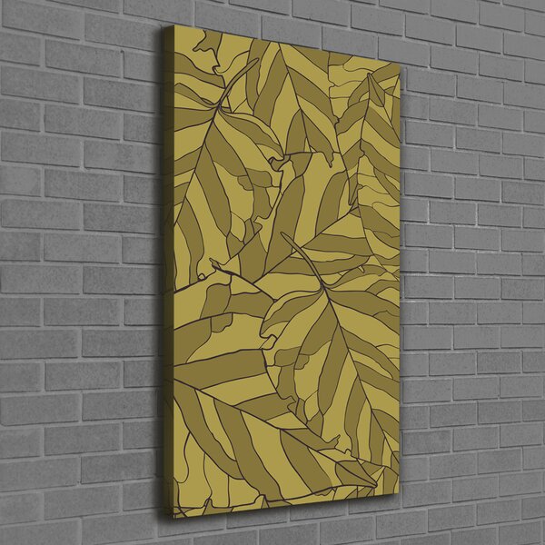 Vertikální Moderní fotoobraz canvas na rámu Listí ocv-79839110